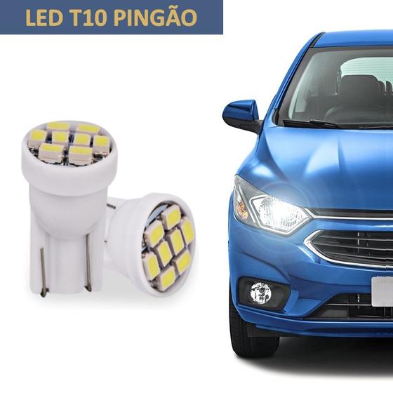 Imagem de LED Pingao Pingo T10 Luz Automotiva Branca Universal