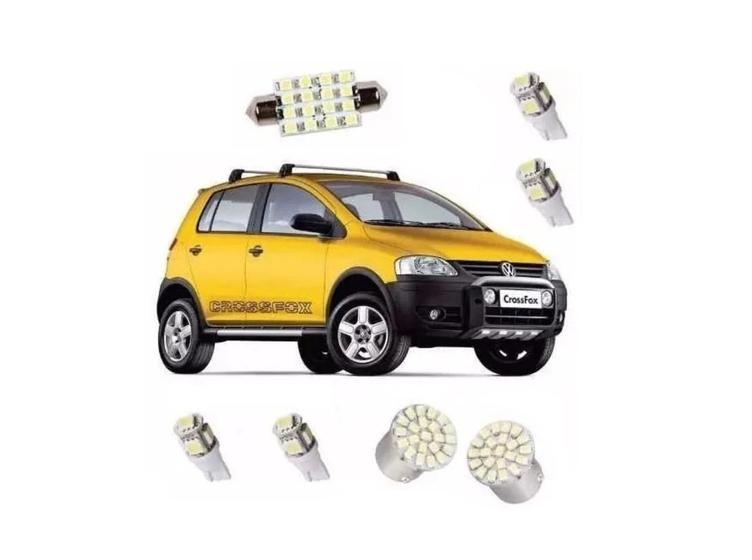 Imagem de Led Pingo E Torpedo Vw Crossfox Fox G1 Farolete Placa Teto