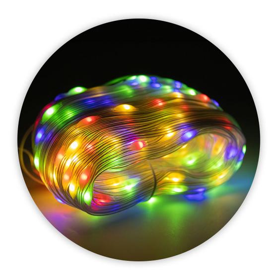 Imagem de Led Pisca Linha 30m 8 Modos Tomada