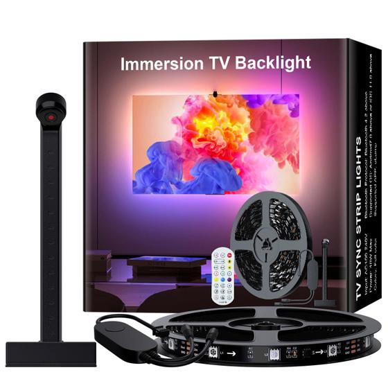 Imagem de Led rgb-wifi tv backlights com câmera 55-65 pol tv game pc