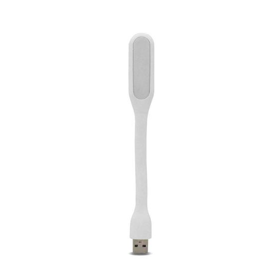 Imagem de Led Usb Mini Portatil Flexivel Silicone Para Notebook Branco