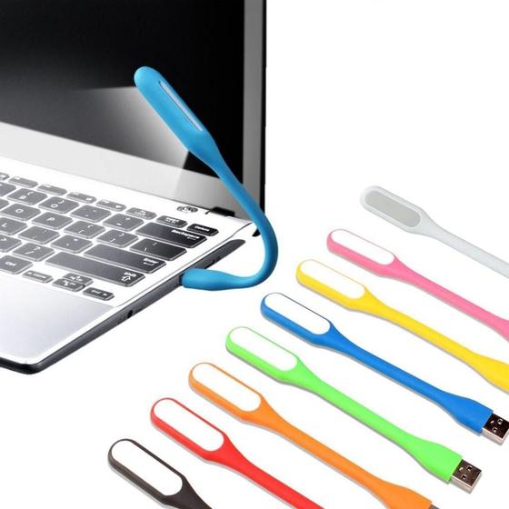 Imagem de Led Usb Mini Portatil Flexivel Silicone Para Notebook ul