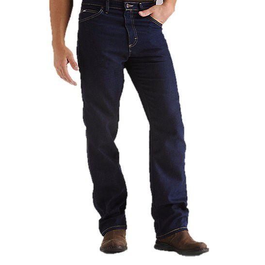 Imagem de Lee Regular Fit 42x30 Straight Leg Masculina 52br Indigo Stretch