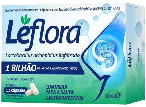 Imagem de Leflora 1Bilhão de Lactobacillus c/12 cápsulas