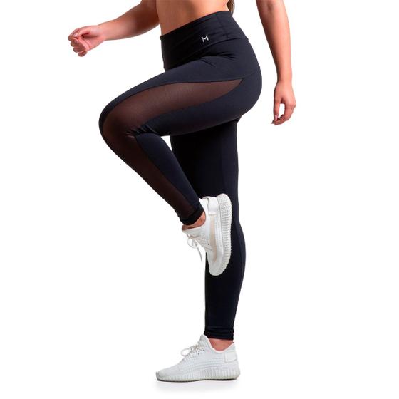 Imagem de Legging Feminina Fast Preta Poliamida Massam Fitness