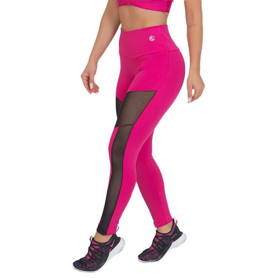 Imagem de Legging Feminina Fitness Tule Rosa