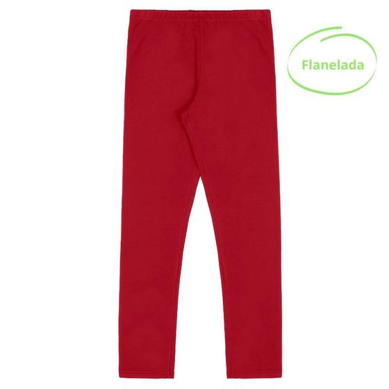 Imagem de Legging Feminina Flanelada com Elástico no Cós Alakazoo