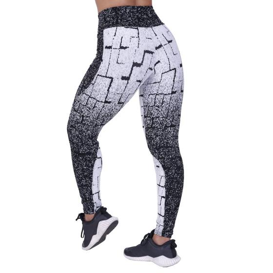 Imagem de Legging Fitness Feminina Recortes Degrade Cós Transpassado Orbis