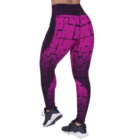 Imagem de Legging Fitness Feminina Recortes Degrade Cós Transpassado Orbis