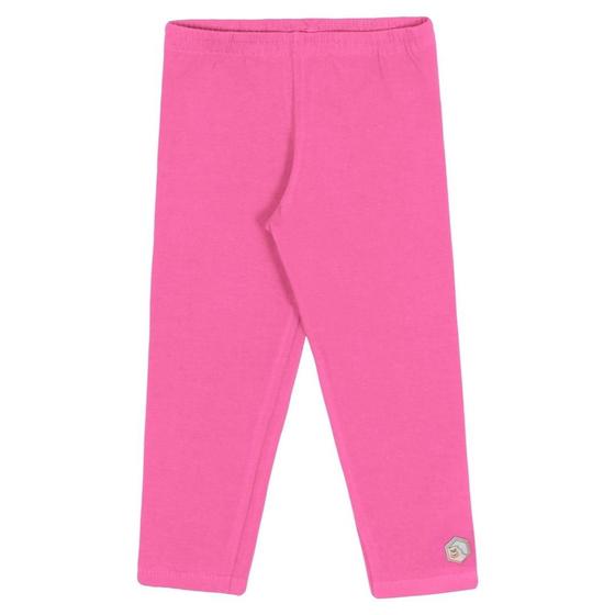 Imagem de Legging infantil rosa pink lisa basica