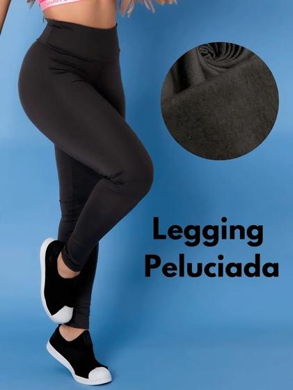 Imagem de Legging Peluciada Feminina Inverno- Legg Térmica Flanelada