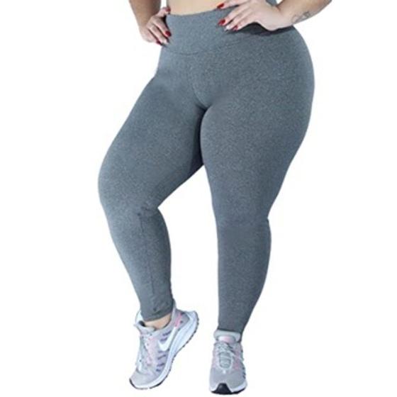 Imagem de Legging Plus Size Em Suplex Macio Academia Cintura Alta G1 G2 G3