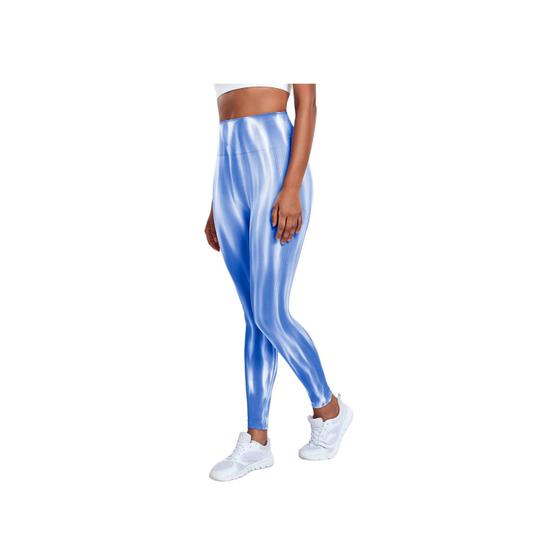 Imagem de Leggings com design listrado moderno em forma de push-up  alta qualidade