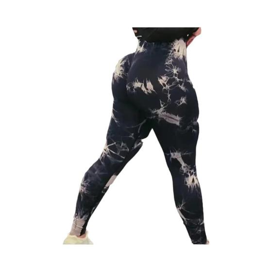 Imagem de Leggings de Ginástica Feminina - Cintura Alta, Sem Costura, Push Up e Scrunch