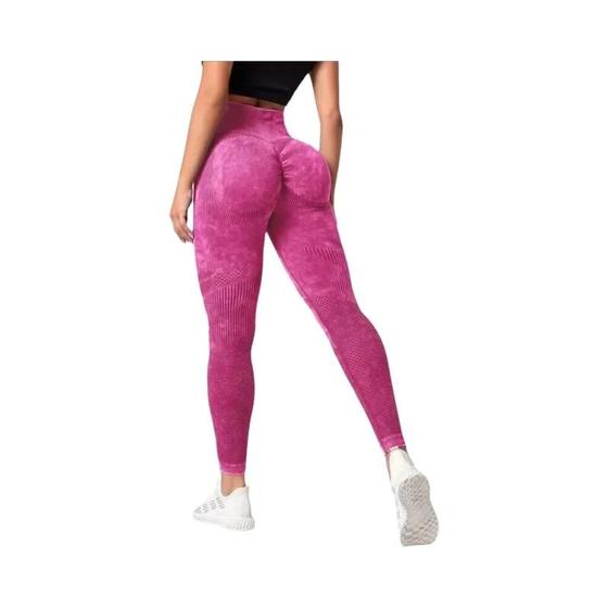 Imagem de Leggings de Yoga com Estampa Tie Dye - Controle de Barriga