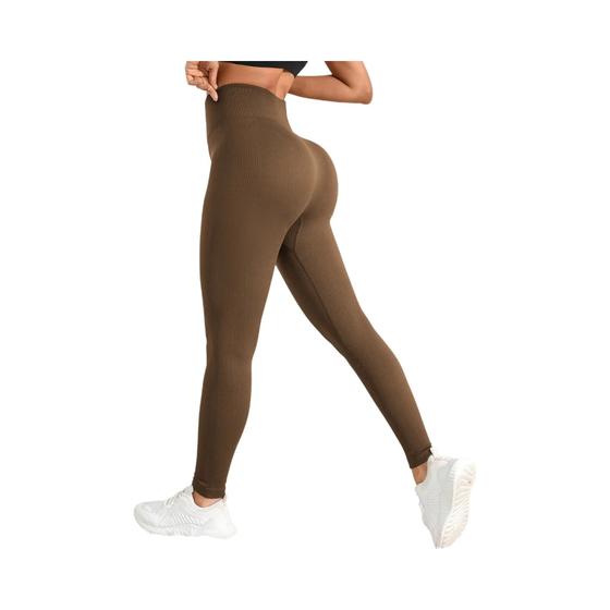 Imagem de Leggings de Yoga Sem Costura com Cintura Alta - Fitness e Roupas Esportivas para Mulheres