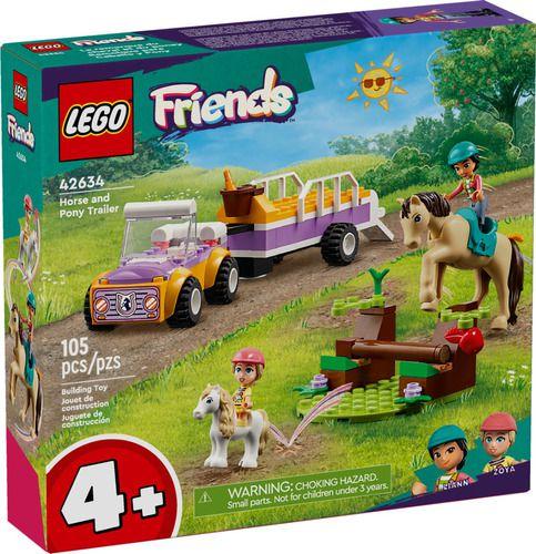 Imagem de LEGO 42634 Friends Trailer de Cavalo e Ponei 105 Peças