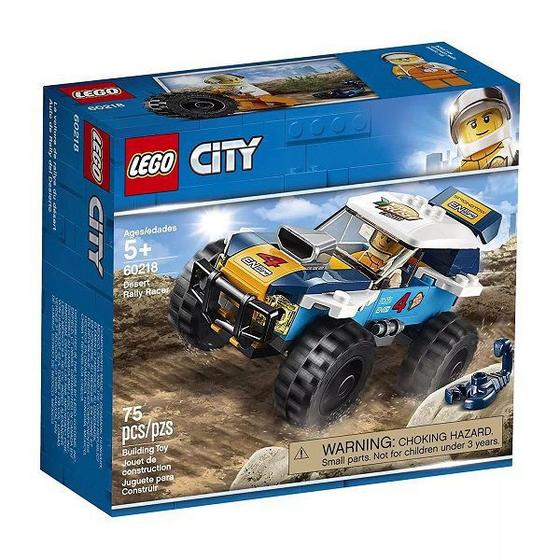 Imagem de Lego 60218 City Carro de Corrida do Rali do Deserto -75 peças