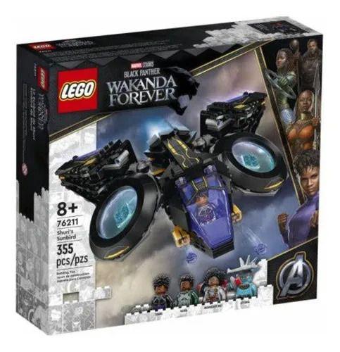 Imagem de Lego 76211 Pantera Negra Wakanda Forever :  Nave Passaro De Sol De Shuri  355 peças