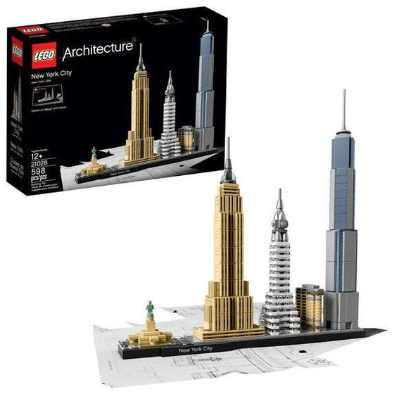 Imagem de Lego architecture cidade de nova iorque 21028 (598 peças)