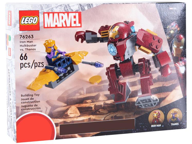 LEGO Caça-Hulk do Homem de Ferro vs Thanos - 76263 66 Peças Imagem de LEGO Caça-Hulk do Homem de Ferro vs Thanos