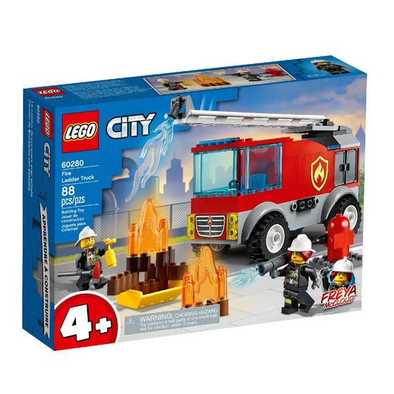 Imagem de Lego Caminhão Dos Bombeiros Com Escada 88 Peças 60280