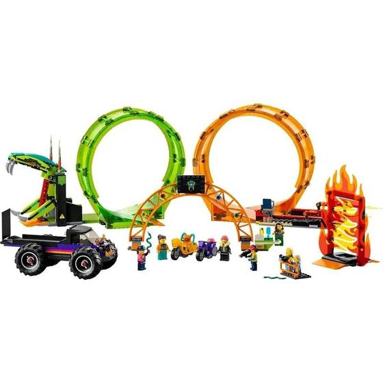 Imagem de Lego City 60339 598 Peças Pista Dupla de Acrobacias