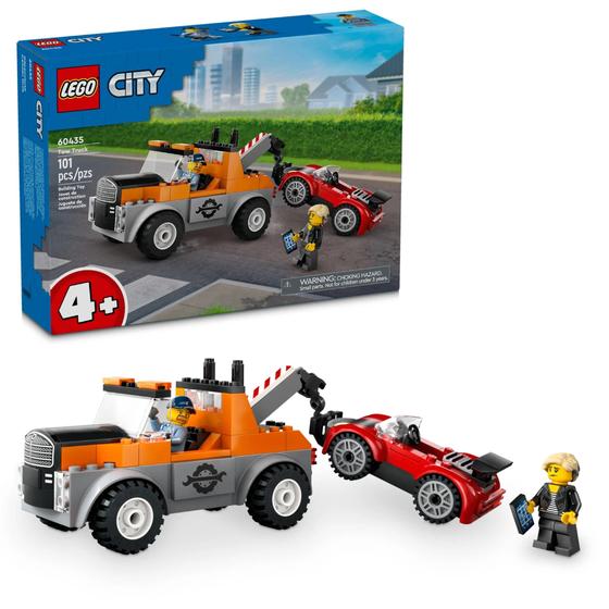 Imagem de LEGO City 60435 Caminhão de Reboque e Conserto De Carro