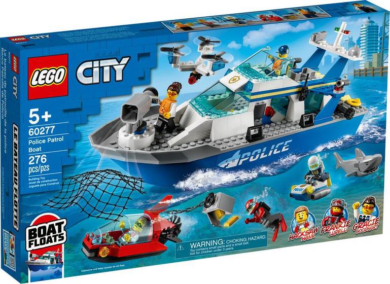 Imagem de Lego City Barco de Patrulha da Polícia - Lego 60277