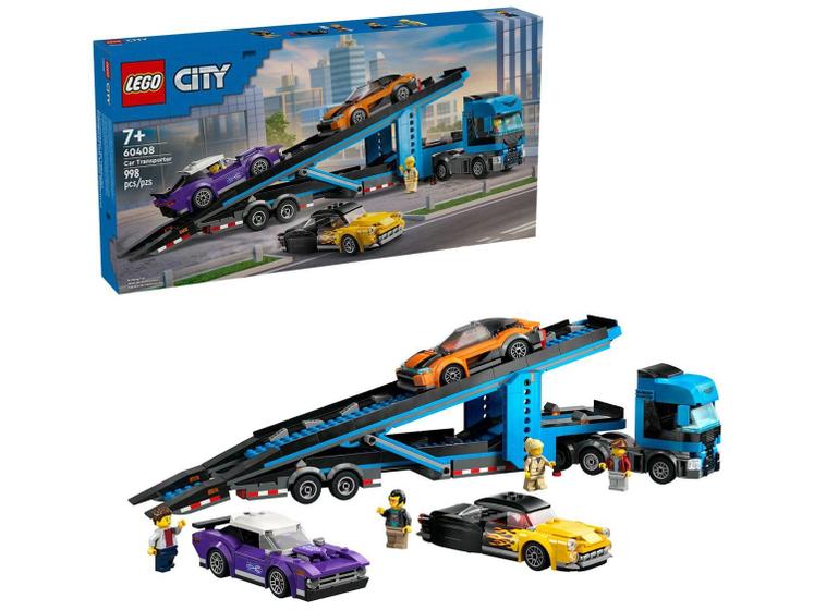 Imagem de LEGO City Caminhão cegonha com Carros Esportivos 60408