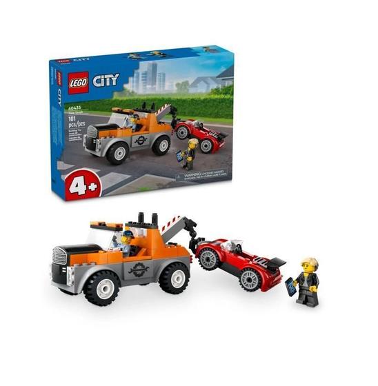 Imagem de Lego City Caminhão De Reboque E Carro Esportivo - 60435