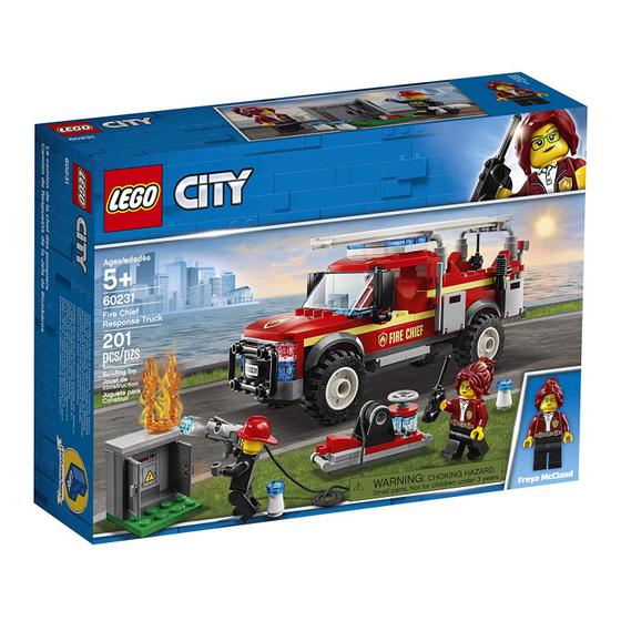 Imagem de Lego City Caminhão Do Chefe Dos Bombeiros 201 Peças 60231