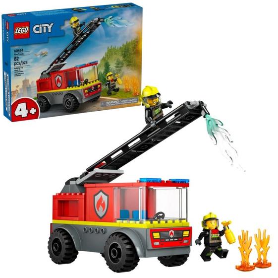 Imagem de Lego City Caminhão dos Bombeiros com Escada 60463