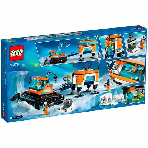 Imagem de LEGO City - Caminhão e Laboratório Móvel de Exploração Ártica - 489 peças - Lego