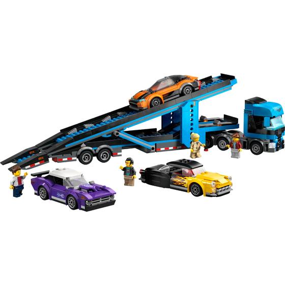 Imagem de LEGO CITY - Caminhão transportador de carros com carros esportivos