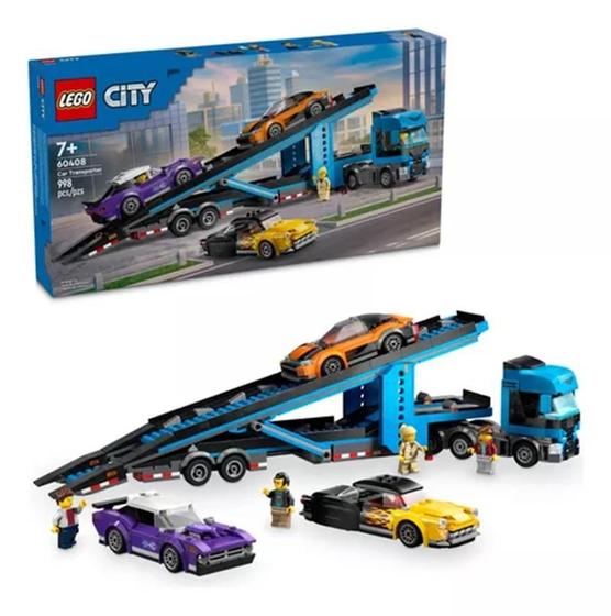 Imagem de Lego City Caminhão Transportador De Carros Esportivos - 60408