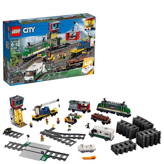 Imagem de LEGO City Cargo Train 60198 Edifício de trem de controle remoto 