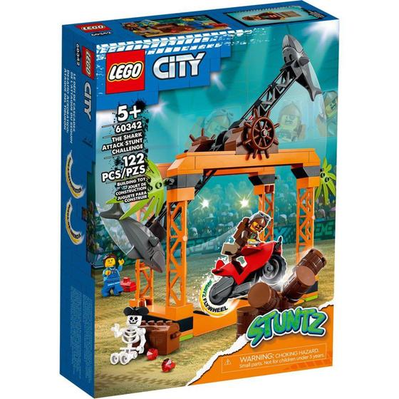 Imagem de Lego City Desafio Acrobacias Com Ataque Tubarao 60342 122pcs