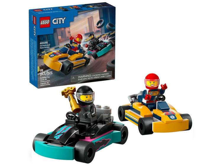 Imagem de LEGO City Karts e Pilotos de Corrida 60400 - 99 Peças