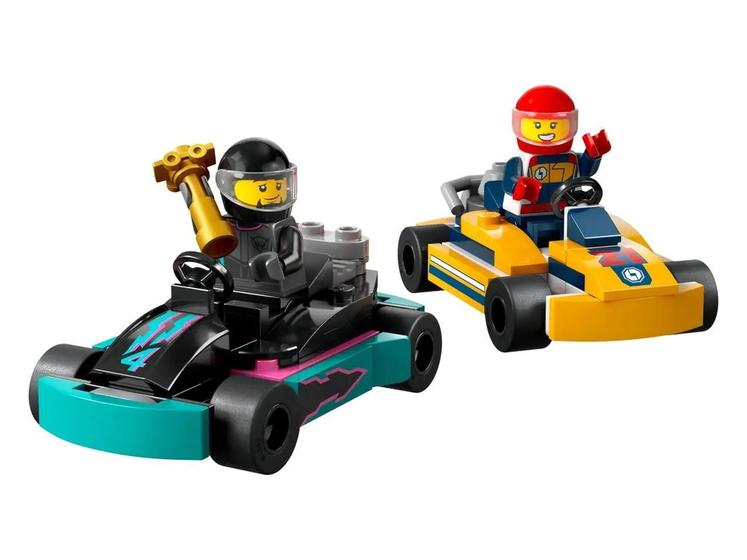 Imagem de Lego City Karts E Pilotos De Corrida 99 Peças - 60400