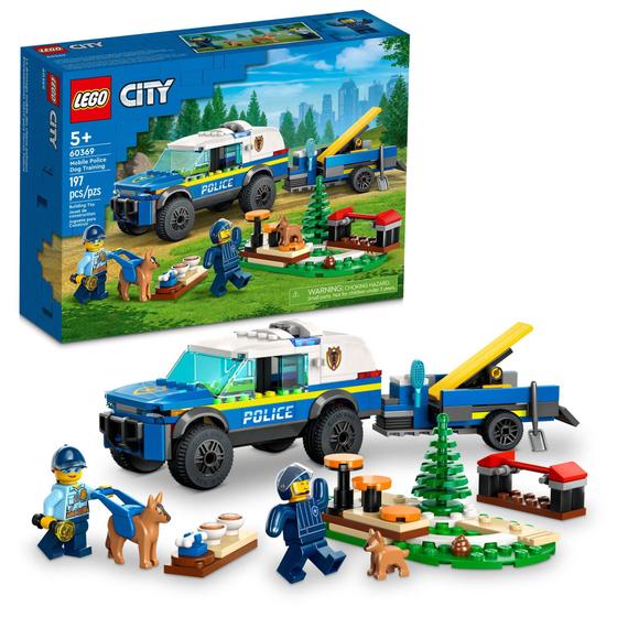 Imagem de LEGO City Mobile Police Dog Training 60369 (197 peças)