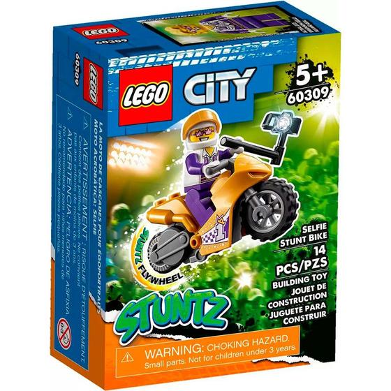 Imagem de Lego City - Moto de Acrobacias - Selfie - 14 Peças - Lego