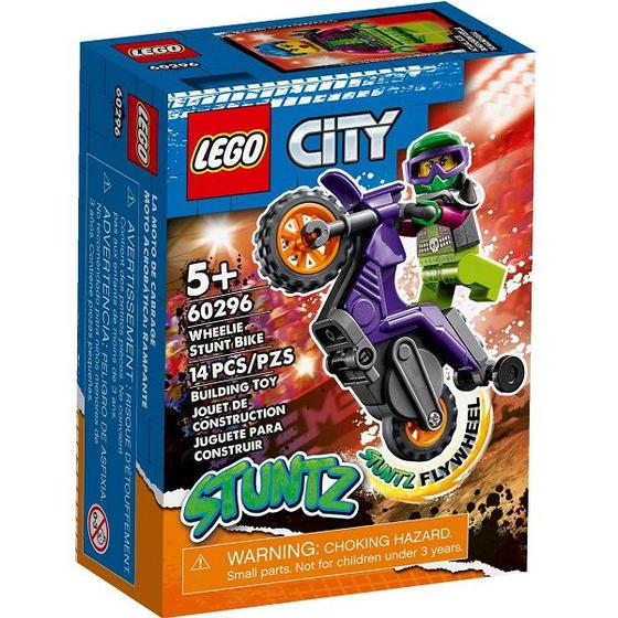 Imagem de Lego CITY Motocicleta de Wheeling 60296