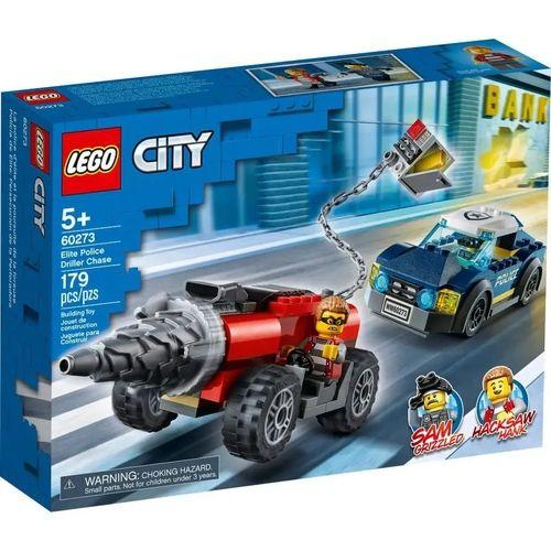 Imagem de Lego City Polícia de Elite Perseguição de Carro Perfurador 60273