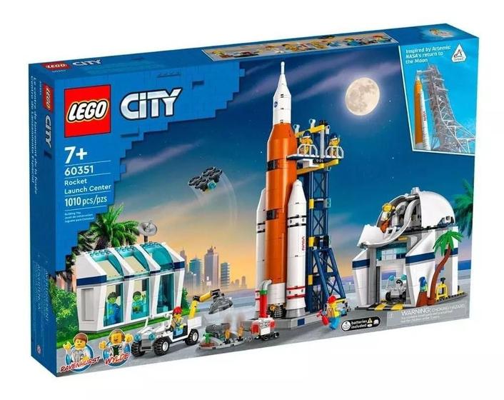 Imagem de Lego city rocket launch center 1010 peças (60351)