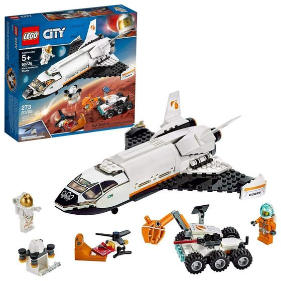 Imagem de Lego City Space Mars Research Shuttle 60226 - Kit de Construção com Rover e Astronautas (273 peças)
