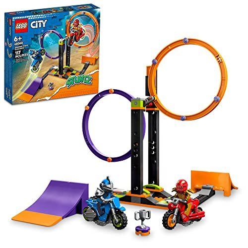 Imagem de LEGO City Stuntz Spinning Stunt Desafio 60360-1 ou 2 Pla