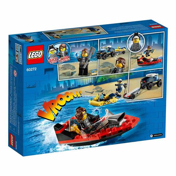 Imagem de LEGO City - Transporte de Barco da Polícia de Elite - 166 Peças - Lego