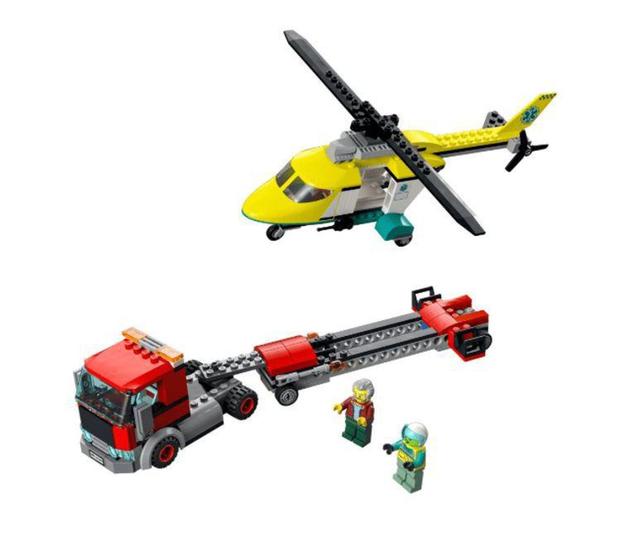 Imagem de LEGO City Transporte de Helicóptero de Salvamento 60343