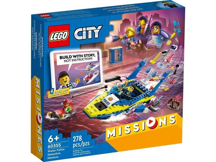 Imagem de Lego city water police detective missions 278 peças (60355)